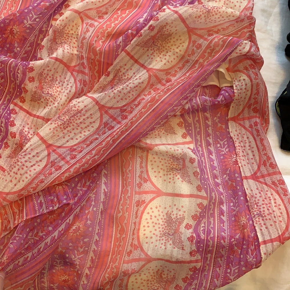 Gorgeous LoveShackFancy Silk Bohemian Dress - Size S - Picture 9 of 11